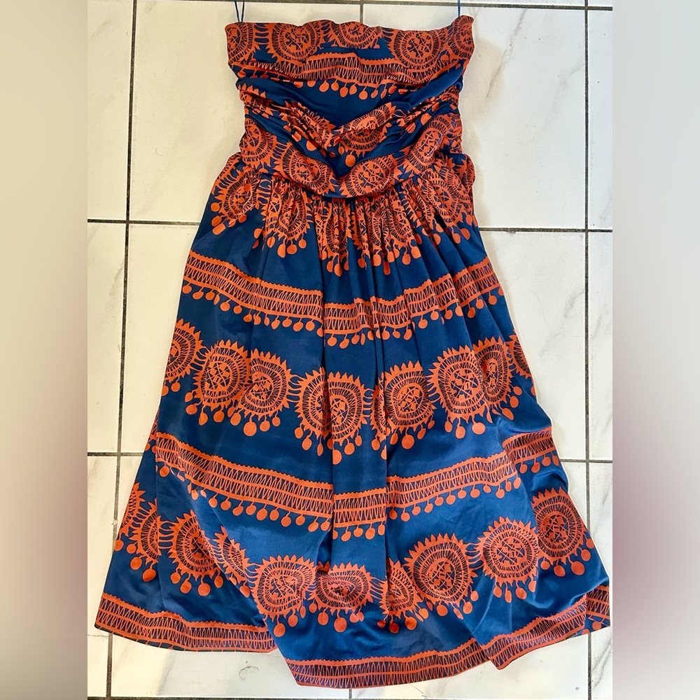 Anthropologie Strapless Dress